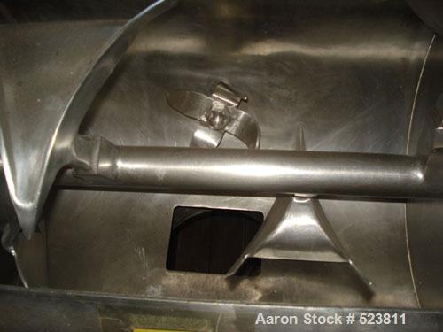USED: Littleford 130 liter stainless steel high intensity mixer, model FM130. This unit is reported to be in superb condition and features complete stainless steel construction including support base...
