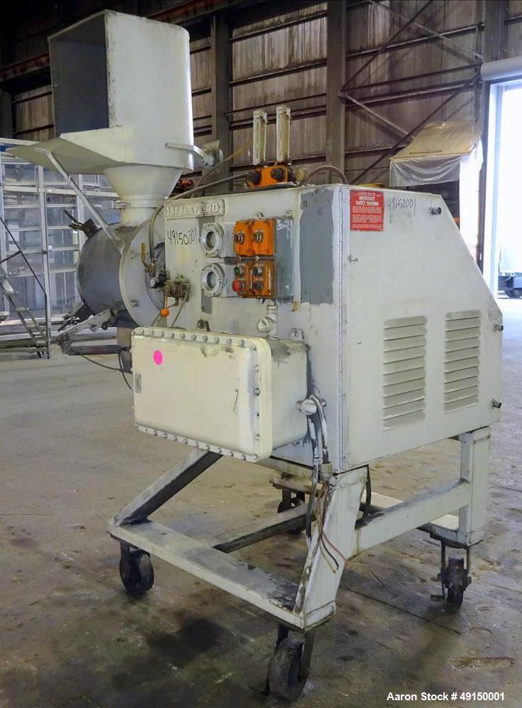Used Littleford Laboratory Plow Mixer, Model FM-50, 316 Stainless Steel