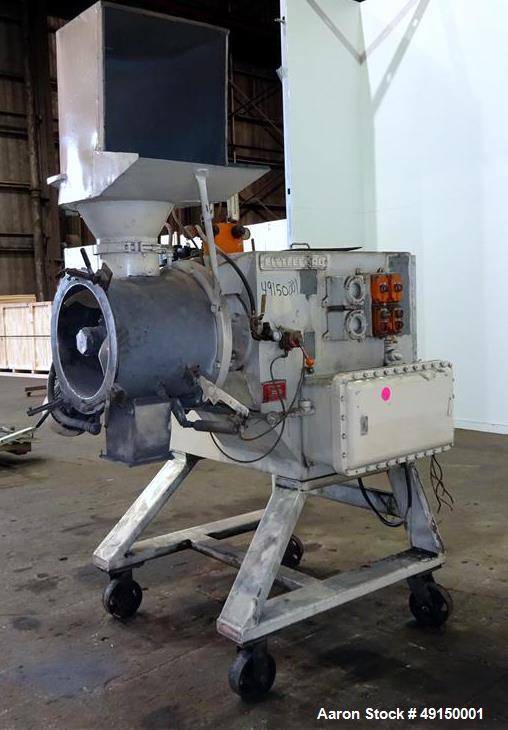 Used Littleford Laboratory Plow Mixer, Model FM-50, 316 Stainless Steel