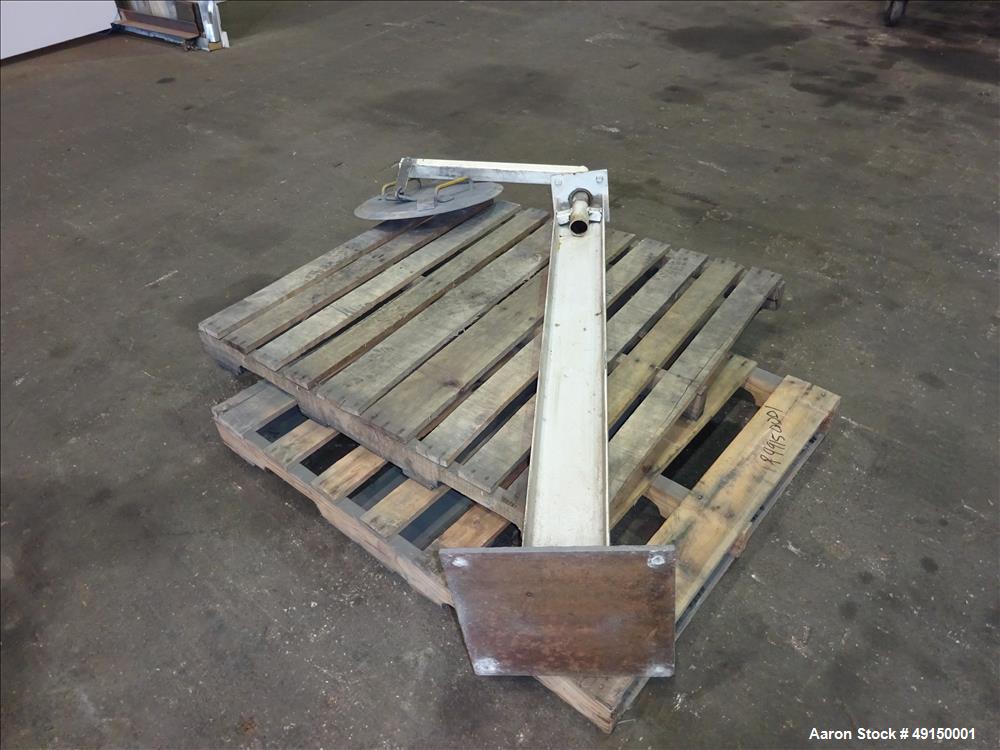 Used Littleford Laboratory Plow Mixer, Model FM-50, 316 Stainless Steel