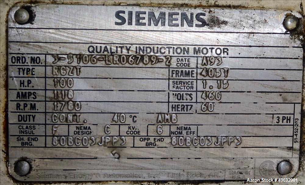 Used Littleford Plow Mixer, Model KM-3000-D, 304 Stainless Steel,