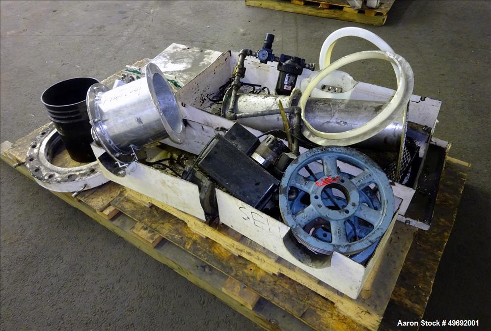 Used Littleford Plow Mixer, Model KM-3000-D, 304 Stainless Steel,
