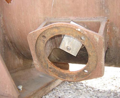 USED: Littleford continuous mixer, model KM-600-D. 25 hp, 1775 rpmdrive motor with Falk shaft mount speed reducer, model 2215J-09,ratio 8.997:1. Unit has four mounting brackets for choppers. Choppers...