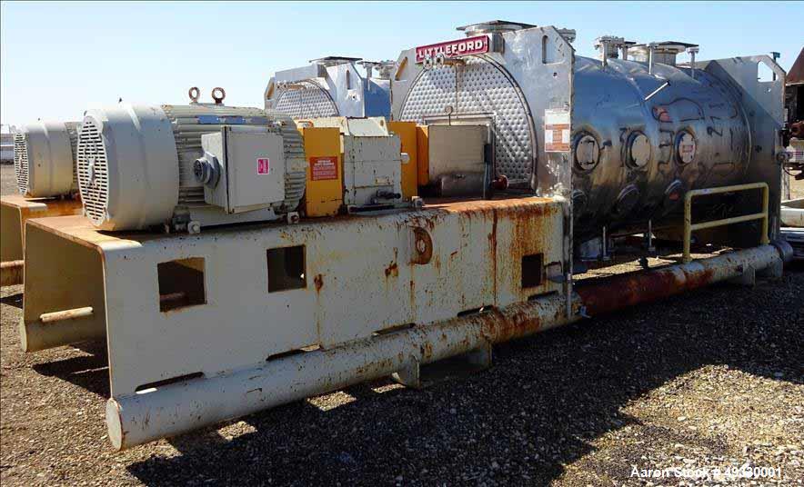 Used Littleford Plow Mixer, Model KM6000D, 6000 Liter