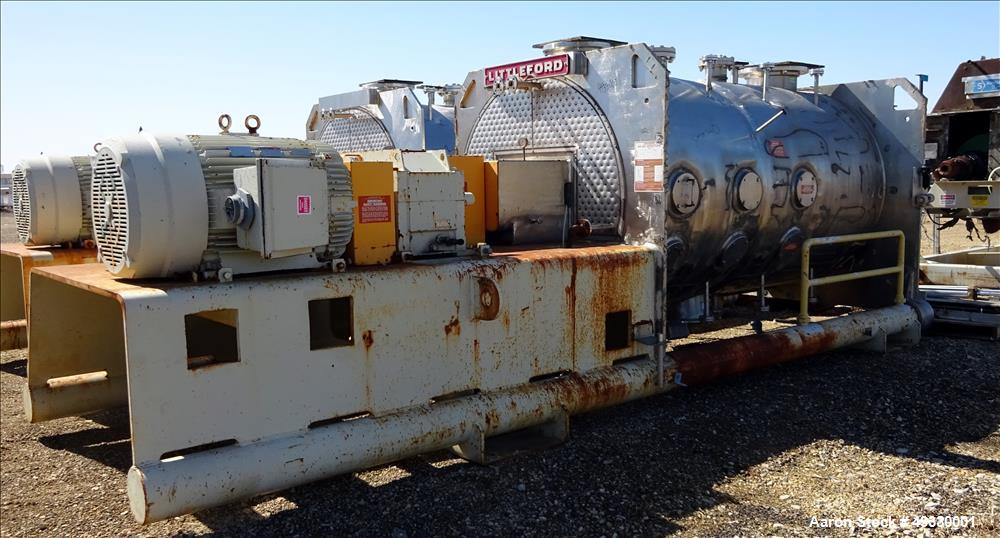 Used Littleford Plow Mixer, Model KM6000D, 6000 Liter