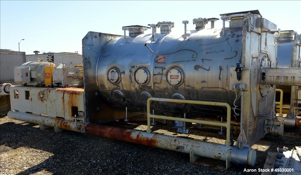 Used Littleford Plow Mixer, Model KM6000D, 6000 Liter