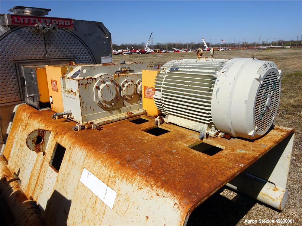 Used Littleford Plow Mixer, Model KM6000D, 6000 Liter