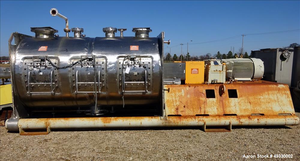Used Littleford Plow Mixer, Model KM6000D, 6000 Liter