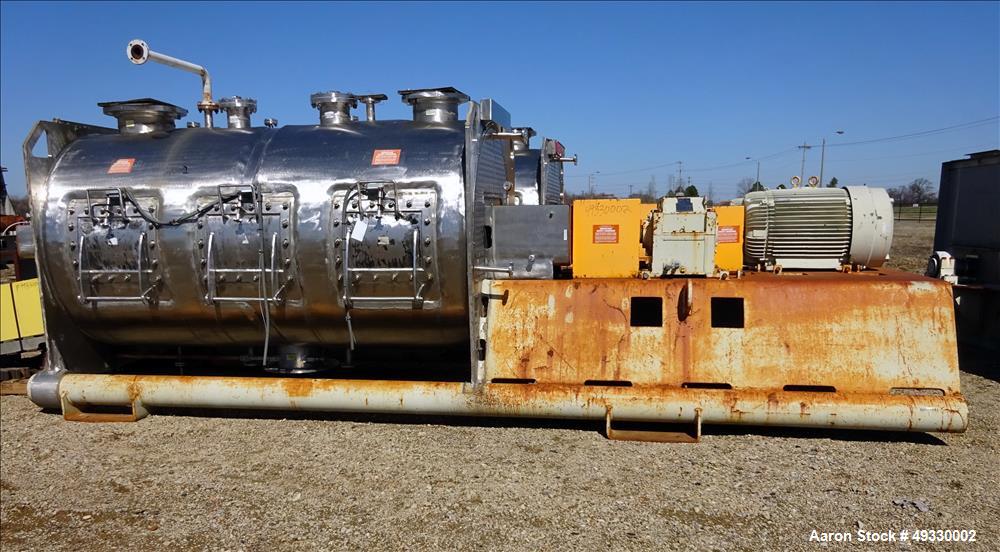 Used Littleford Plow Mixer, Model KM6000D, 6000 Liter