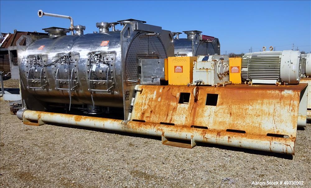 Used Littleford Plow Mixer, Model KM6000D, 6000 Liter