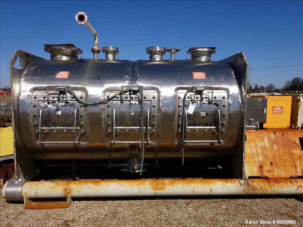 Used Littleford Plow Mixer, Model KM6000D, 6000 Liter
