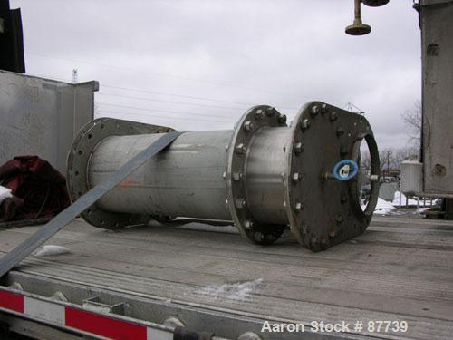Used Littleford Plow Mixer, Model KM6000D, 316L Stainless Steel. 148 Cubic foot working capacity (212 Total). Internal rated 5 psi and full vacuum at 331 deg.f., 304L stainless steel jacket rated 90 ...
