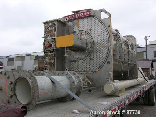 Used Littleford Plow Mixer, Model KM6000D, 316L Stainless Steel. 148 Cubic foot working capacity (212 Total). Internal rated 5 psi and full vacuum at 331 deg.f., 304L stainless steel jacket rated 90 ...