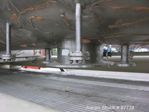 Used Littleford Plow Mixer, Model KM6000D, 316L Stainless Steel. 148 Cubic foot working capacity (212 Total). Internal rated 5 psi and full vacuum at 331 deg.f., 304L stainless steel jacket rated 90 ...