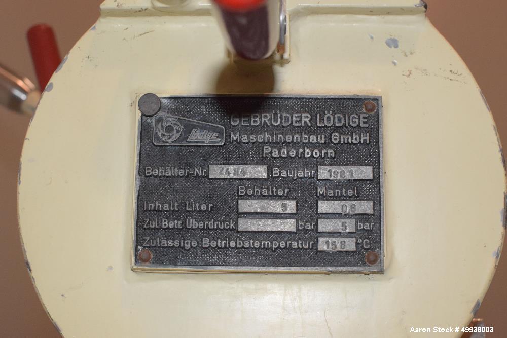 Used- Littleford Laboratory Mixer, Model M-5-G