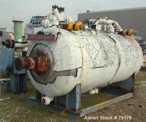 Used Stainless Steel Littleford Vacuum Plow Mixer/Dryer, 4000 Liter Capacity, Model VT-4000