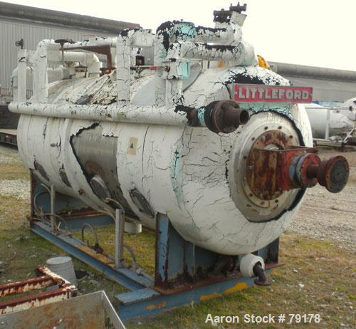Used Stainless Steel Littleford Vacuum Plow Mixer/Dryer, 4000 Liter Capacity, Model VT-4000