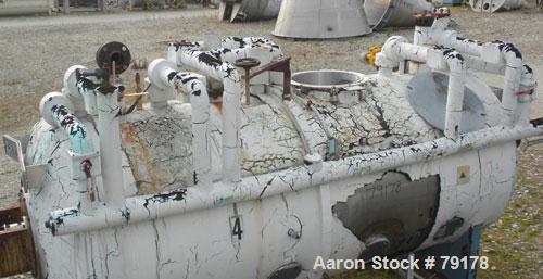 Used Stainless Steel Littleford Vacuum Plow Mixer/Dryer, 4000 Liter Capacity, Model VT-4000