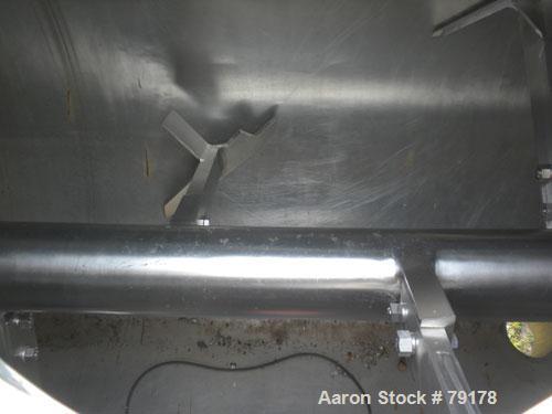 Used Stainless Steel Littleford Vacuum Plow Mixer/Dryer, 4000 Liter Capacity, Model VT-4000