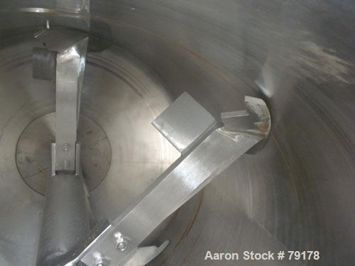 Used Stainless Steel Littleford Vacuum Plow Mixer/Dryer, 4000 Liter Capacity, Model VT-4000