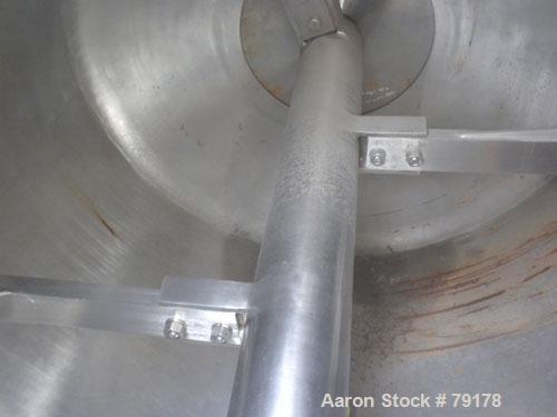 Used Stainless Steel Littleford Vacuum Plow Mixer/Dryer, 4000 Liter Capacity, Model VT-4000