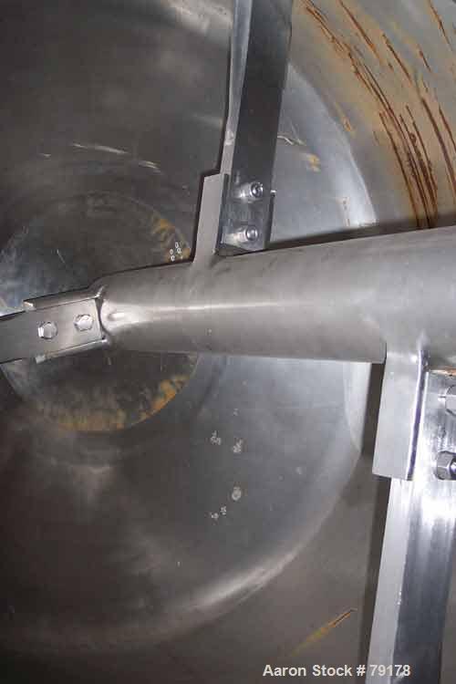 Used Stainless Steel Littleford Vacuum Plow Mixer/Dryer, 4000 Liter Capacity, Model VT-4000