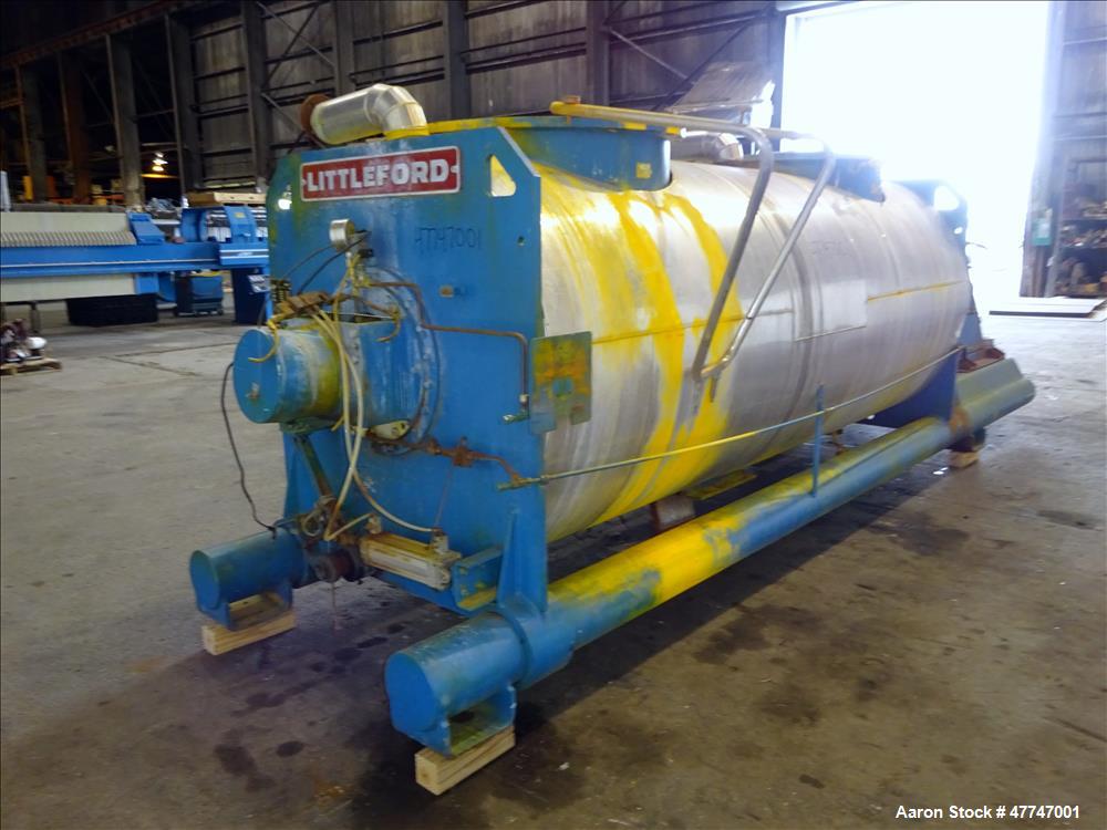 Used Littleford Vacuum Dryer Plow Mixer, Model VT-4200-D, Total capacity 148.3
