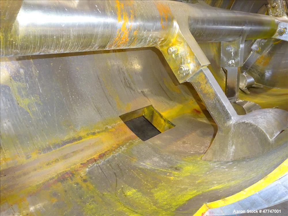 Used Littleford Vacuum Dryer Plow Mixer, Model VT-4200-D, Total capacity 148.3