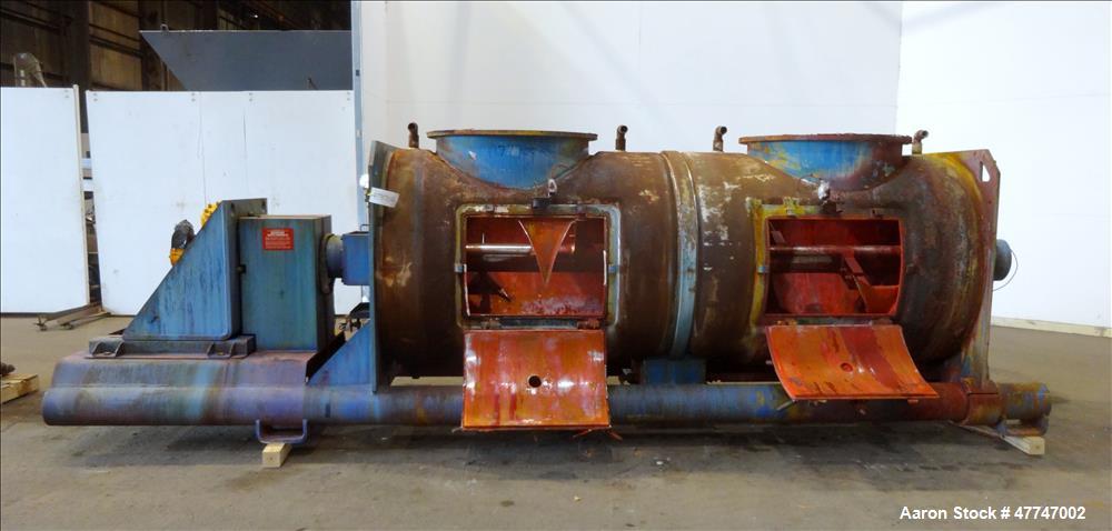 Used Littleford Vacuum Dryer Plow Mixer, Model VT-4200-D, Total capacity 148.3