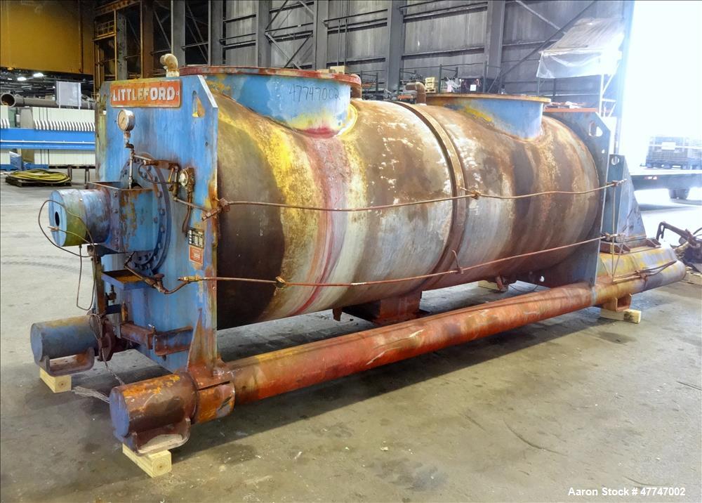 Used Littleford Vacuum Dryer Plow Mixer, Model VT-4200-D, Total capacity 148.3