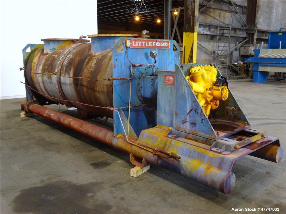 Used Littleford Vacuum Dryer Plow Mixer, Model VT-4200-D, Total capacity 148.3