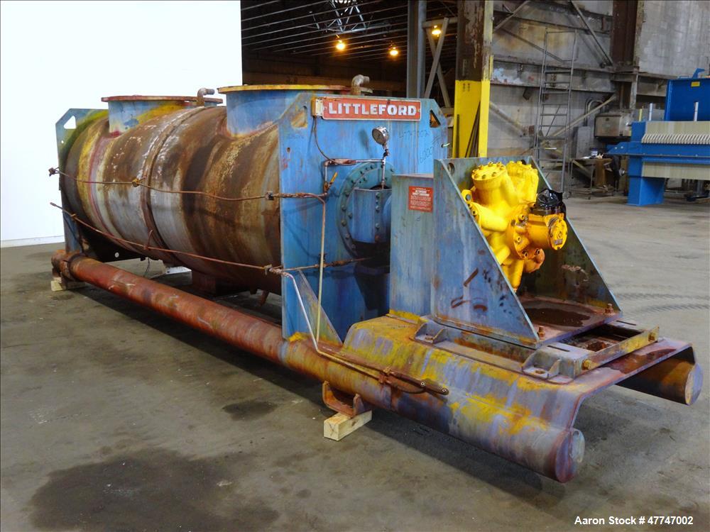 Used- Littleford Vacuum Dryer Plow Mixer, Model VT-4200-D, Total capacity 148.3