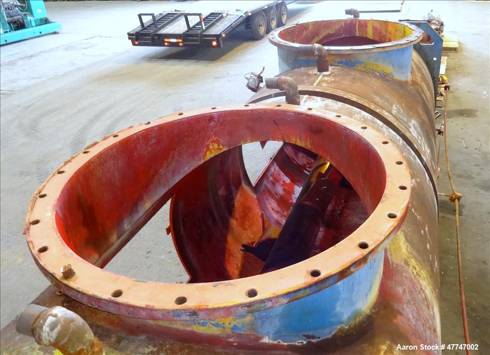 Used Littleford Vacuum Dryer Plow Mixer, Model VT-4200-D, Total capacity 148.3