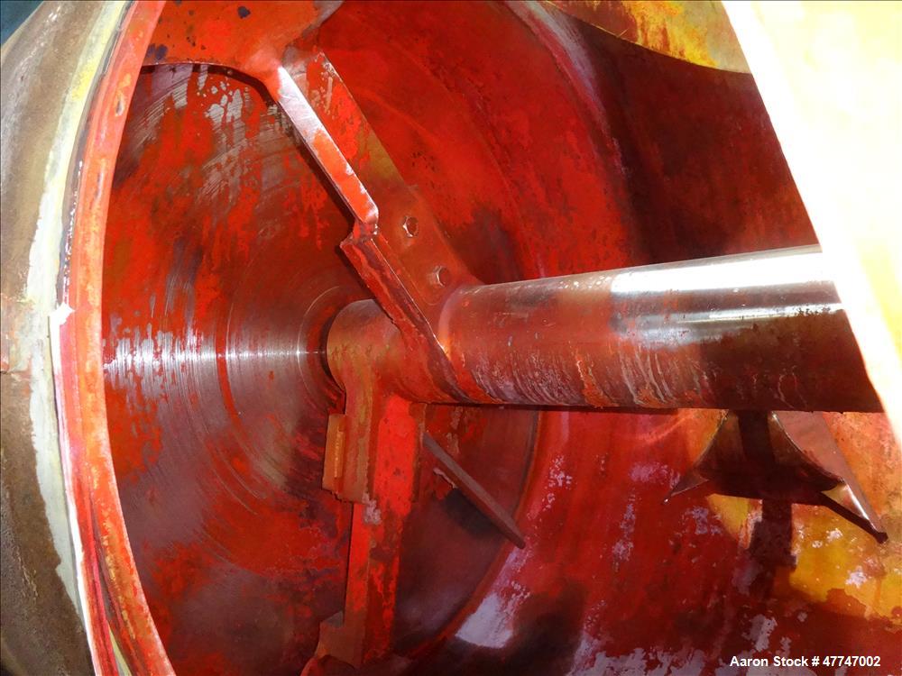Used Littleford Vacuum Dryer Plow Mixer, Model VT-4200-D, Total capacity 148.3