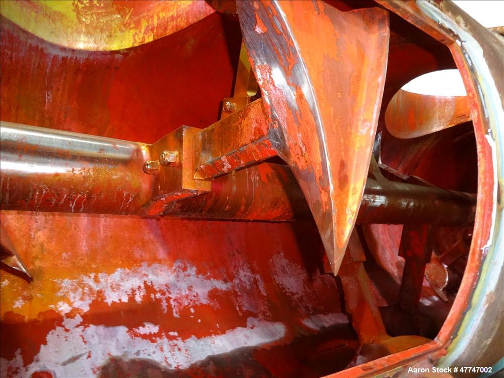 Used Littleford Vacuum Dryer Plow Mixer, Model VT-4200-D, Total capacity 148.3