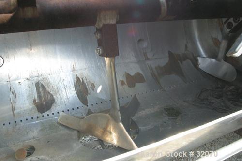 Used Stainless Steel Morton Machinery Plow Mixer, Model B1200