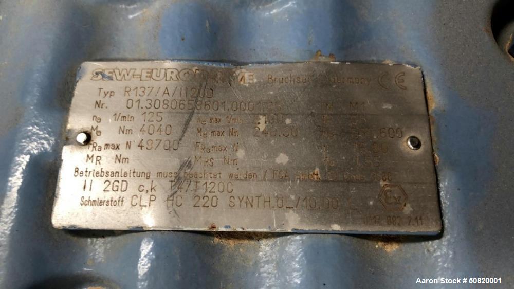 Used Lodige Plow Mixer, Model FKM 2000D-3MZ