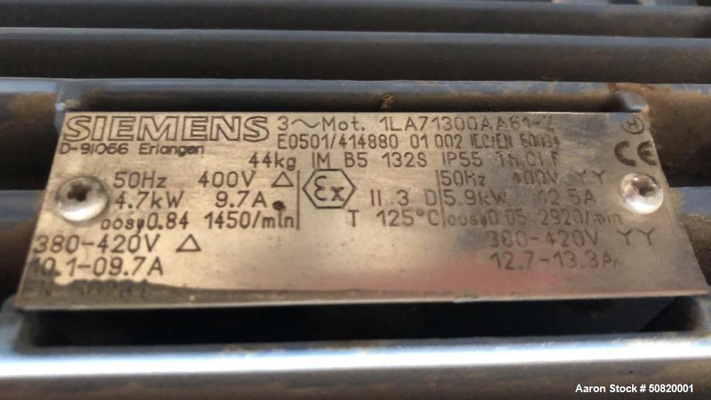 Used Lodige Plow Mixer, Model FKM 2000D-3MZ