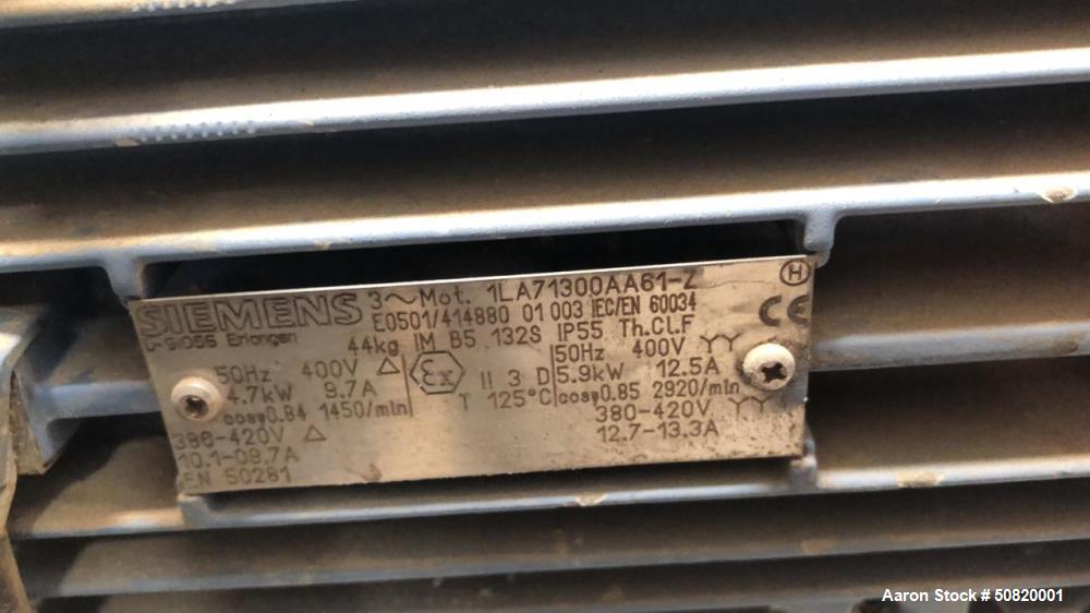 Used Lodige Plow Mixer, Model FKM 2000D-3MZ