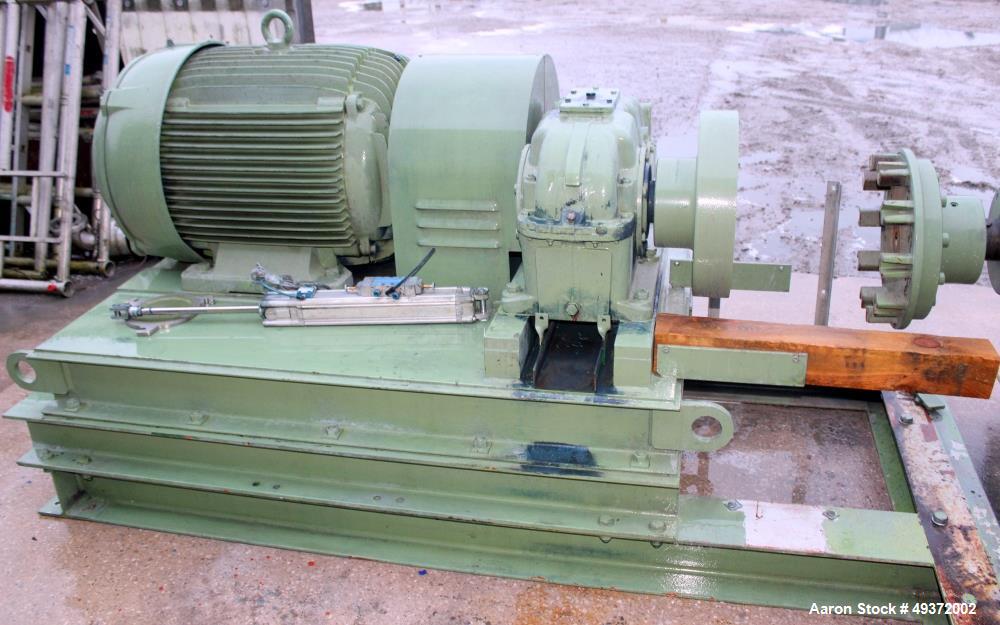 Used Lodige mixer, type FKM2000D/2MZ. Material of construction is stainless steel on product contact parts, Total capacity 70 Cu ft (2000 liter), working capacity 47 cu ft (1333 liter). Jacketed body...