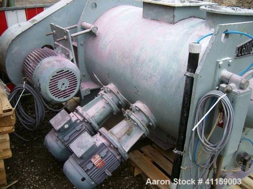 Used-Lodige-Morton plow mixer, model FKM600D-2Z. Material of construction is stainless steel on product contact parts. Appro...