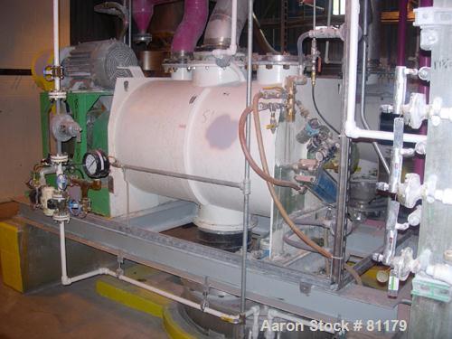 Used: Stainless Steel Lodige plow mixer, model FKM600D, batch type. 11 cubic foot working capacity