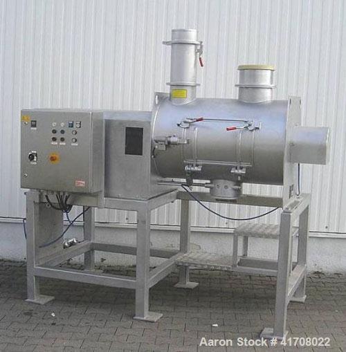 Used- Stainless Steel Lodige Type FM 130 Ploughshare Mixer for powder processing