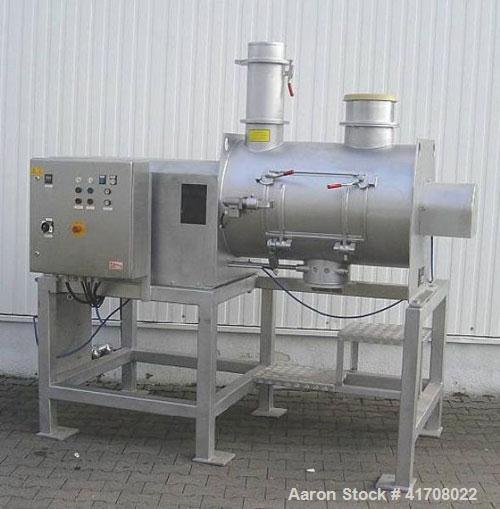 Used Stainless Steel Lodige Type FM 130 Ploughshare Mixer for powder processing