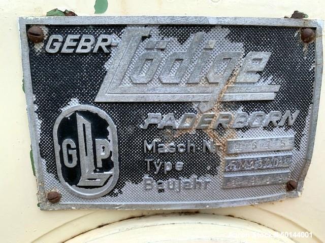 Used- Lodige Plow Mixer, Type FM 130D-1MZ