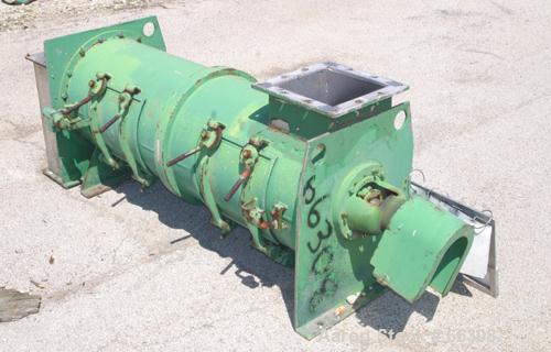 Used- Stainless Steel Lodige Continuous Plow Mixer, Model KM300D
