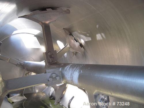 Used Stainless Steel Lodige Continuous Plow Mixer, Model KM6000D