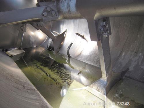 Used Stainless Steel Lodige Continuous Plow Mixer, Model KM6000D