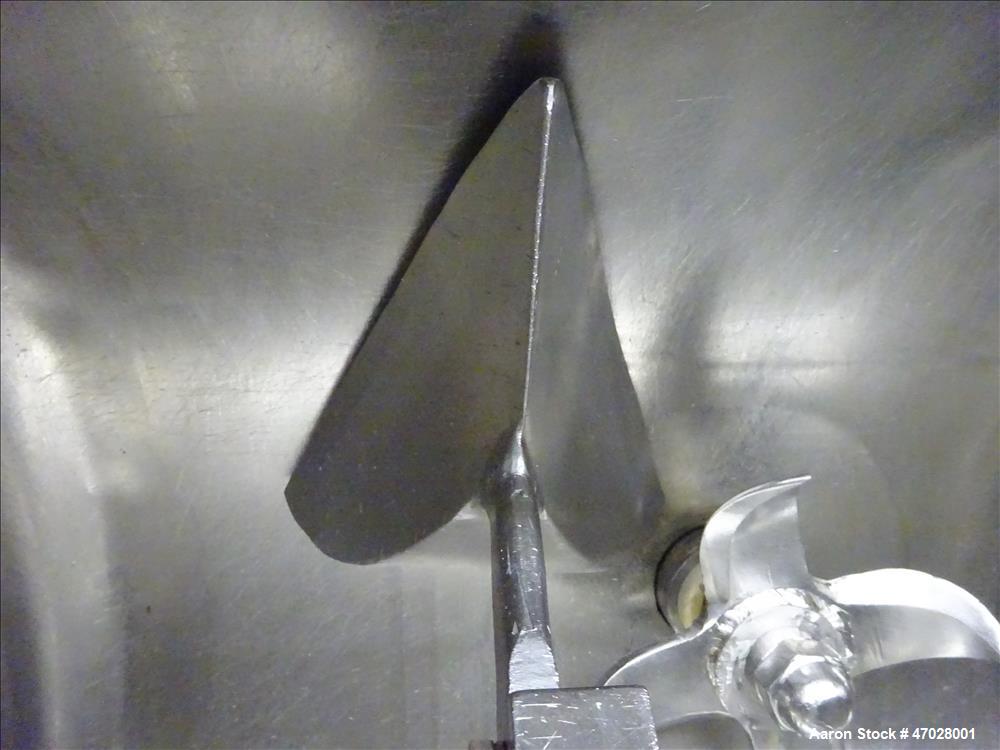 Used Littleford Batch Type Plow Mixer, Approximate 3 Cubic Feet Working Capacit