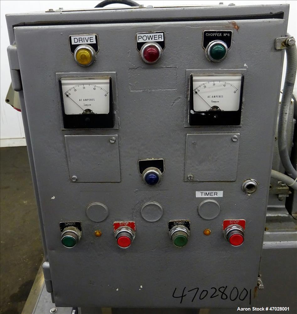 Used Littleford Batch Type Plow Mixer, Approximate 3 Cubic Feet Working Capacit